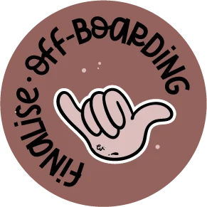 Finalise Icon – Project Completion & Off-boarding Finalise and off-boarding icon with a hand making a ‘shaka’ sign, symbolizing the successful completion and smooth wrap-up of creative projects.